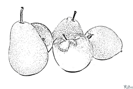 pear Coloring Pages To Print